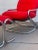 Metal 1970s Arcadia High-Back Chrome Steel Framed Chair and Ottoman Designed by Byron Botker for Landes For Sale - Image 7 of 12