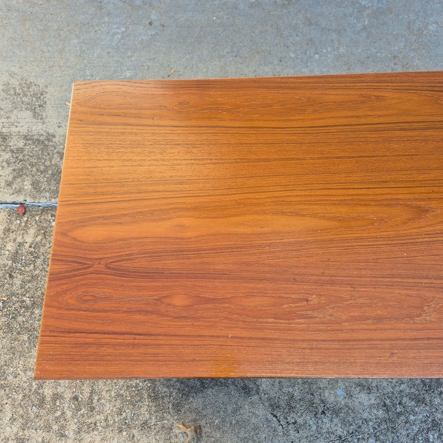 Jesper International 1970s Jesper International Danish Modern Rolling Teak Desk Work Table Cart For Sale - Image 4 of 14