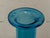 Italian Hand Blown Blue Vessel With Stopper For Sale - Image 4 of 12