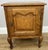 French Louis Oak Bedside Tables with Marble Tops, Set of 2 For Sale - Image 4 of 11