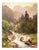 Heinrich Deuchert, Mountain Stream in the Alps, 1900s, Oil Painting on Canvas, Framed For Sale