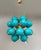 Fabio Ltd 21st Century Tiffany Blue Murano Pinocchio Chandelier by Fabio LTD For Sale - Image 4 of 7