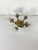 Metal Adjustable Ceiling Lights in Brass and Murano Glass, 1960s, Set of 2 For Sale - Image 7 of 18