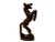 This is a vintage hand-carved solid iron wood horse figurine. The piece is in excellent condition.