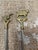 Vintage Brass Animal Top Skewers Set of 7 Brass & Steel For Sale - Image 10 of 11