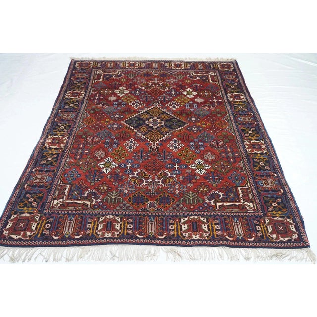 Vintage Joshagan Rug 4'3'' x 6'7'' For Sale - Image 10 of 11