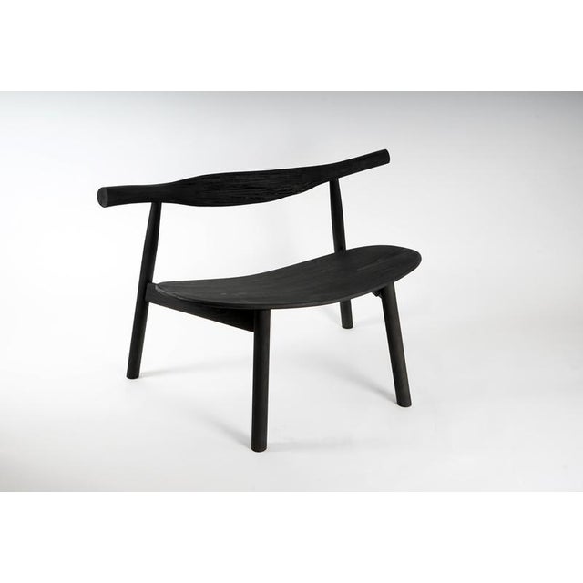 Pressed wood low chair by johannes hemann dimensions: d 55 x w 96 x h 64 x seat h 40 cm. Materials: ash german designer...