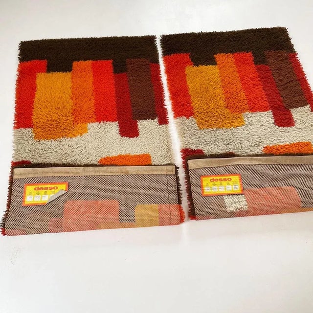 Modernist Dutch High Pile Rugs from Desso, 1970s, Set of 2 For Sale - Image 16 of 18