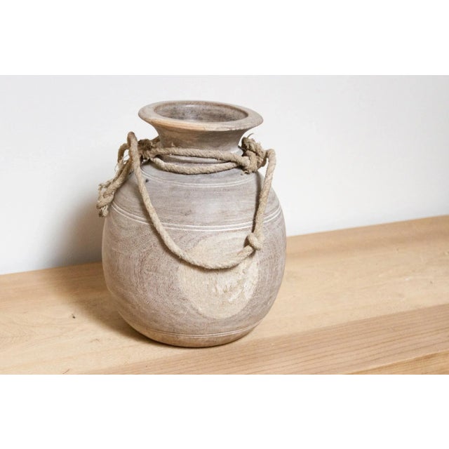 19th Century Primitive Handcarved Wooden Pot-Randk For Sale - Image 5 of 10