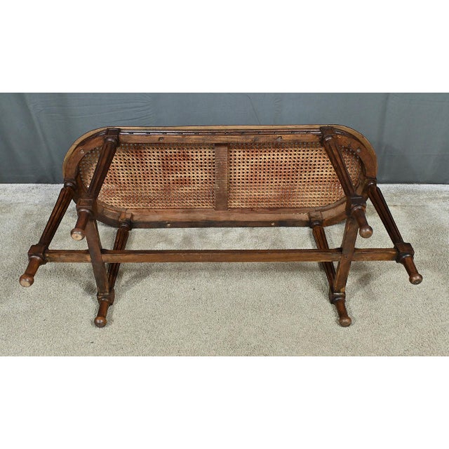 Louis XVI Style Walnut Piano Bench For Sale - Image 11 of 12