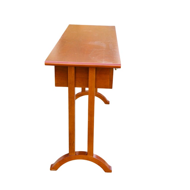 Brown Michael Graves Postmodern Console Table / Writing Desk For Sale - Image 8 of 13