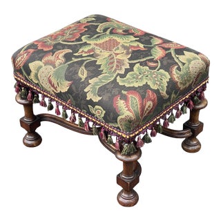 Century Furniture Co Grand Rapids Small Jacobean Ottoman For Sale