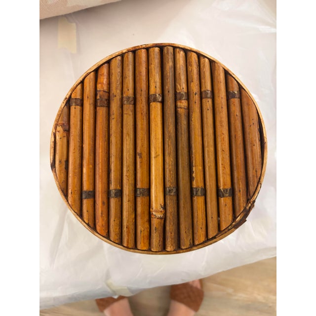 Vintage Bamboo Nesting Boxes - Set of 4 For Sale - Image 4 of 4