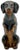 Figurative Outstanding & Very Rare Large Vintage Cast Iron "Begging Dachshund" Signed by Maker & Dated 1931 - 11 Inches Tall For Sale - Image 3 of 18