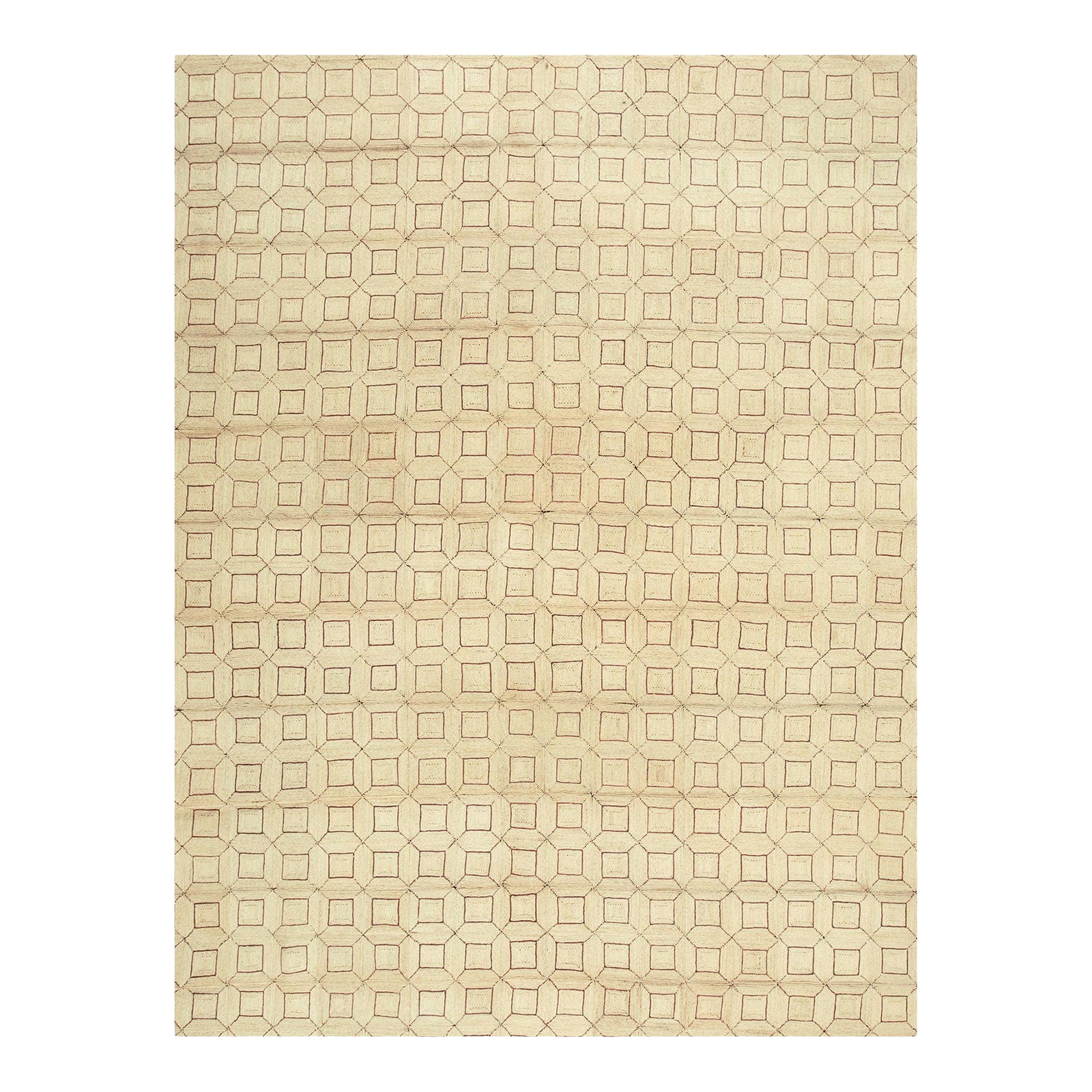 Vintage Woven Reed Rug | Chairish