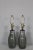 Mid 20th Century Petite Herringbone Murano Lamps - a Pair For Sale - Image 9 of 10