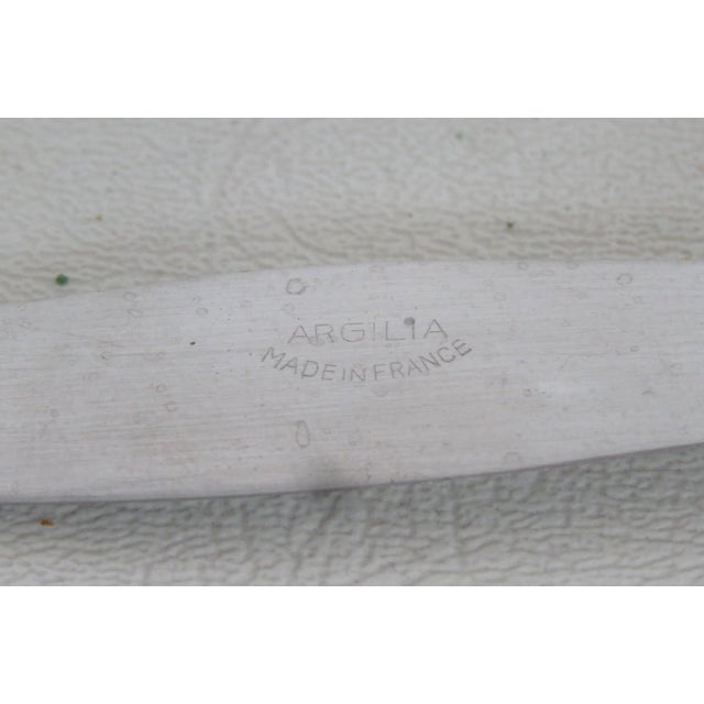 Mid-Century Modern Mid 20th Century Mid Century Modern Argilia Ceramic Handled Cheese Knife For Sale - Image 3 of 12