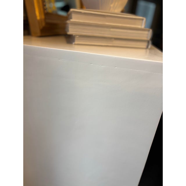 White Hollywood Regency Dorothy Draper Heritage Style Espana Dresser/Chest For Sale - Image 8 of 12