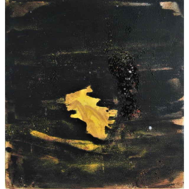 This artwork "Untitled #2" 1992 is a original monotype on paper by Swiss artist Barbara Diethelm, born 1962. It is hand...