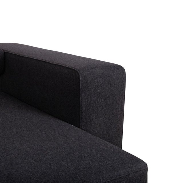 Textile Andy Fabric Three-Seater Grey Anthracite Sofa with Manual Function from B&B Italia / C&B Italia For Sale - Image 7 of 16