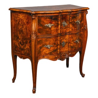 Baroque Style Chest of Drawers in Oak For Sale