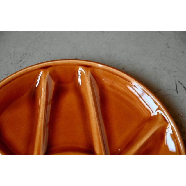 Boho Chic Fondue Plates, France, 1960s, Set of 7 For Sale - Image 3 of 5