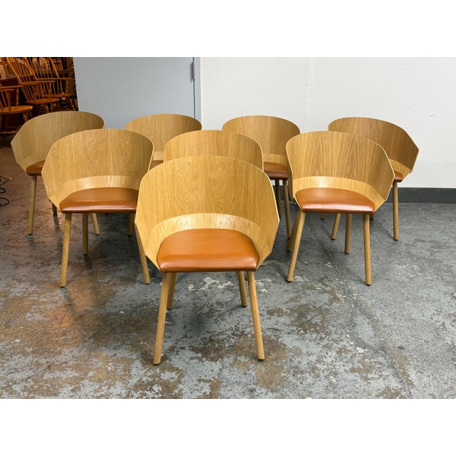 Design Plus Gallery presents a Set of Eight CH04 Houdini Armchair by Stefan Diez from E15. Designed in 2009, the chairs...