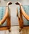 Brown Mid 20th Century Pair of James Mont Style Ming Chairs- Asian Inspired Wooden Chairs For Sale - Image 8 of 12