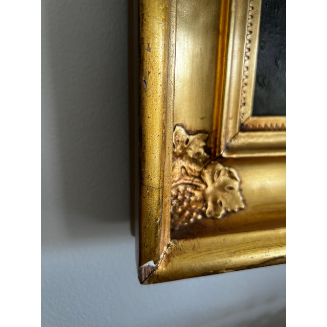 Antique Original Oil Painting by Gustav Vermehren, Cottage at Dusk, Realism For Sale - Image 12 of 12