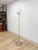 Chrome Lollipop Table Lamp Vintage MCM White Tinted Top Space Age Lighting For Sale - Image 4 of 8