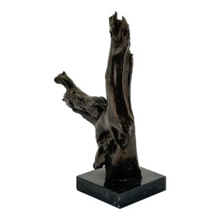 Wildlife Collection - Franco Vianello Lost-Wax Bronze Cougar Sculpture - "Lazy Day" For Sale