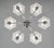 1920s French Art Deco Chandelier by Jean Gauthier Ejg - 1930 France For Sale - Image 5 of 13