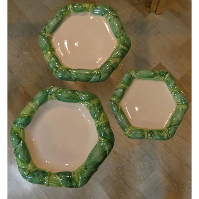 1970s Germoglio Dinnerware Set by Colin Morrow for Arpex, Italy, 1970s, Set of 26 For Sale - Image 5 of 15
