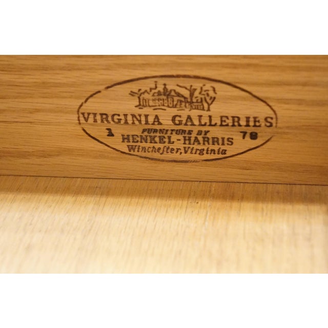 Henkel Harris Virginia Galleries Solid Mahogany Traditional Style 24" Cabinet Nightstand For Sale - Image 9 of 13
