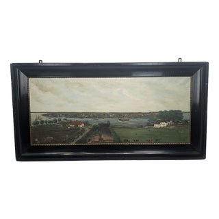 Landscape Composition, 1960s, Oil Painting on Canvas, Framed For Sale