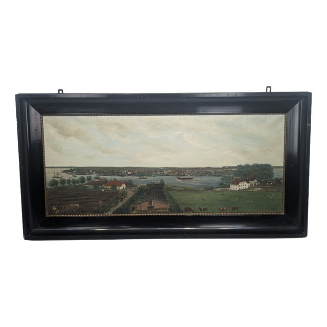 Landscape Composition, 1960s, Oil Painting on Canvas, Framed For Sale