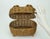 Gold Wicker Bow Basket Box For Sale - Image 11 of 14