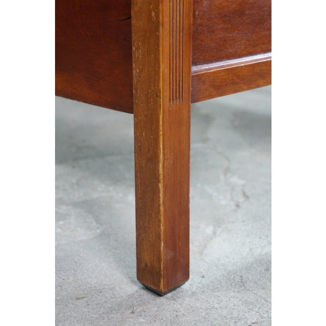 Wood Antique Victorian Eastlake Walnut Burl Spoon Carved Highback Twin Size Bed For Sale - Image 7 of 18