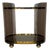 Italian Space Age Serving Trolley in Acrylic and Brass, 1968 For Sale
