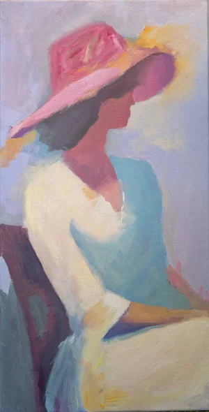 Sunny Day Oil on Canvas 12x24" by Paul Scaturro