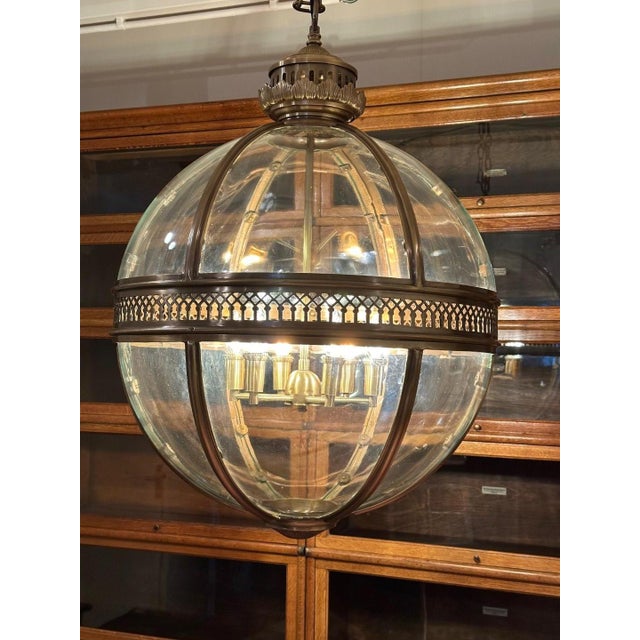 Metal Residential Lantern Pendant, 1990s For Sale - Image 7 of 8