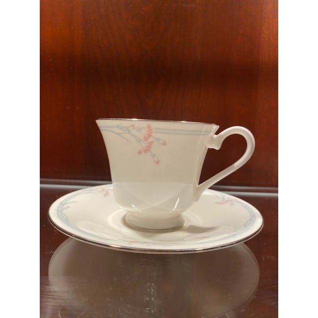 SPRING SALE! Understated Yet Elegant Design; Royal Doulton, Pink Carnation Coffee Cups & Saucers. Stunning Design & Shine...