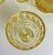 Early 20th Century Set of 12 Yellow Depression Era Glasses and Plates For Sale - Image 4 of 13
