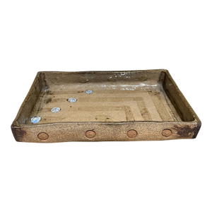 1970s Modernist Studio Art Pottery Serving Tray Mid-Century Modern