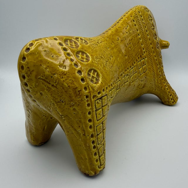 Postmodern Bull by Aldo Londi for Bitossi, Italy, 1960s For Sale - Image 3 of 11