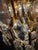 Hollywood Regency Lead Crystal and Gold Wall Lights, Palwa, 1970s, Set of 2 For Sale - Image 4 of 18