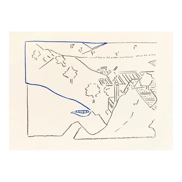 Pierre Buraglio Lithograph N10-4 Lorenzetti For Sale