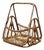Rattan and Bamboo Magazine Basket by F.lli Castano, Italy, 1960s For Sale