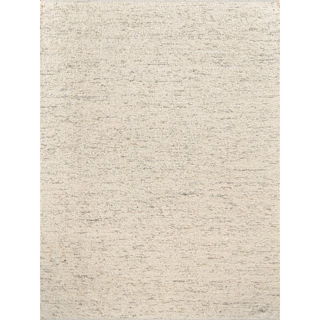 Textile Exquisite Rugs Tocayo Handmade New Zealand Wool Gray Rug-8'X10' For Sale - Image 7 of 7