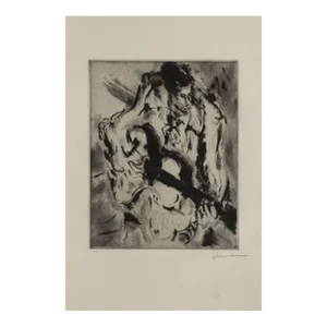 1925 Gen Paul Guitarist Etching